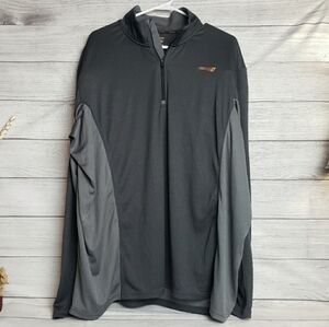 Copper Fit Quarter Zipper‎ Pullover Gray Black Mens Sz XXL